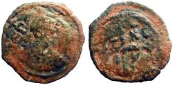 Ancient Coins - Principality of Antioch. Tancred. Regent AE21 Follis. Cross.