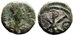 Ancient Coins - Justin I AE pentanummium  Chi-Rho Constantinople
