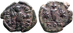 Ancient Coins - Justin I AE20 Decanummium. Constantinople