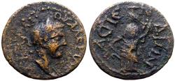 Ancient Coins - Valerian I AE23 Pamphylia, Aspendus. Tyche