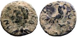 Ancient Coins - Pisidia, Antioch. Pseudo-autonomous AE13 Mên / Cock