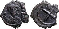 Ancient Coins - Phocas AE17 Decanummium.  Constantinople