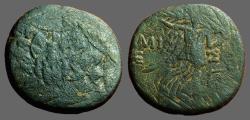 Ancient Coins - Pontos, Amisos AE22, Aegis with facing head of Gorgon at center /   Nike