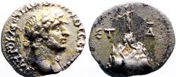 Ancient Coins - Hadrian AR14 hemidrachm. Cappadocia, Caesarea. Mt. Argaeus