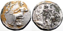 Ancient Coins - Cilicia, Nagidos AR23 Stater.  Aphrodite / Dionysos