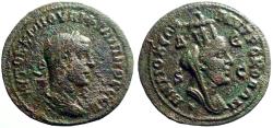 Ancient Coins - Philip I AE31 Seleucis and Pieria. Antioch.  veiled Tyche