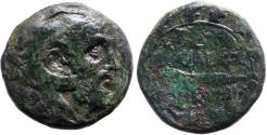 Ancient Coins - Macedon. Philip V AE21 Herakles in lion skin / Club in oak wreath