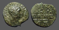 Ancient Coins - Severus Alexander AE21, Nicaea, Three Military Standards