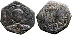 Ancient Coins - Crusader States, Principality of Antioch. Tancred. Regent AE20 Follis