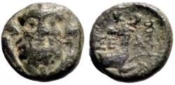 Ancient Coins - Selge, Pisidia AE13 Herakles facing / Stag