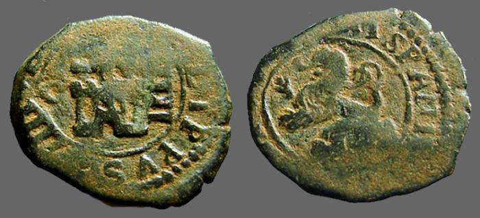 World Coins - Philip IV AE18 (4) Maravedis.  Castille & Leon.