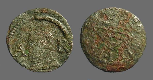 World Coins - Barcelona Philip III  Ardite AE17 Ardite