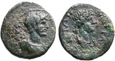 Ancient Coins - Hadrian AE16 Lydia, Stratonicea Hadrianopolis.  Roman Senate