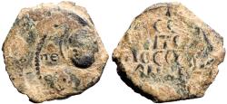Ancient Coins - Crusader States, Principality of Antioch. Tancred. Regent AE20 Follis