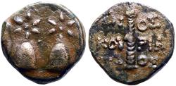 Ancient Coins - Colchis AE17 Time of Mithradates VI Eupator