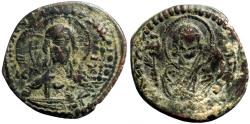 Ancient Coins - Anonymous AE27 Follis.  Class G attributed to  Romanus IV