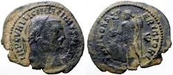 Ancient Coins - Licinius I AE23x26 Follis.  Jupiter.  Thessalonica - irregular flan