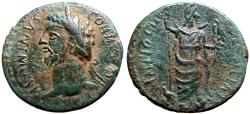 Ancient Coins - Commodus AE20 Antioch, Pisidia  Mên wearing Phrygian cap