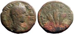 Ancient Coins - Severus Alexander AE19 Cappadocia, Caesarea.  Grain ears tied
