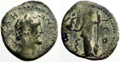 Ancient Coins - Antoninus Pius AE19 Lycaonia, Iconium.  Athena w. Nike