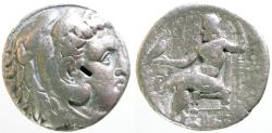 Ancient Coins - Macedonian Kings. Alexander III the Great AR25 tetradrachm
