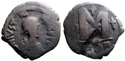 Ancient Coins - Justin I AE29 Follis. Constantinople