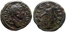 Ancient Coins - Elagabalus AE25 Moesia Inferior. Odessus. City Goddess