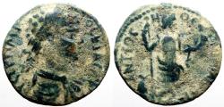 Ancient Coins - Caracalla AE21 Pisidia, Antiochia. Mên