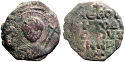 Ancient Coins - Crusader States, Principality of Antioch. Tancred. Regent AE2 Follis