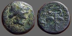Ancient Coins - Syria, Antioch, Civic Issue.  AE18  Apollo / Winged Caduceus