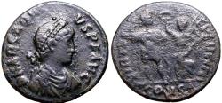 Ancient Coins - Arcadius AE18 follis. Constantinople
