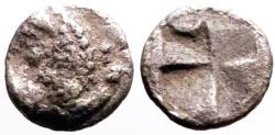 Ancient Coins - Thrace. Chersonesos AR6 Hemiobol  Lion / incuse square