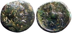 Ancient Coins - Pisidia, Termessus Maior AE19 Zeus / Horse galloping
