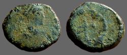 Ancient Coins - Arcadius AE11 Nummus, Cross in wreath. Antioch  