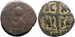Ancient Coins - Anonymous Class C AE27 Follis. Attributed to Michael IV