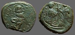 Ancient Coins - Constantine X and Eudocia AE 27 Follis