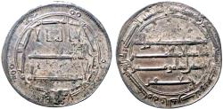 Ancient Coins - Abbasid Caliphate. Al-Rashid. AR27 Dirham