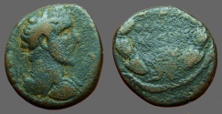 Ancient Coins - Antoninus Pius AE23 Cyrrhestica, Hieropolis. Syria