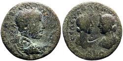 Ancient Coins - Severus Alexander AE22 Cilicia, Seleukeia ad Kalykadnon. Apollo and Artemis facing