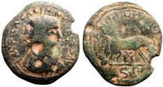 Ancient Coins - Gallienus AE27 Pisidia, Antiochia. She Wolf suckling Romulus & Remus