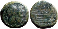Ancient Coins - Roman Republic, Anonymous AE22 Semis.