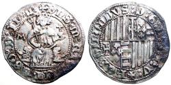 World Coins - Ferdinando I AR27 Carlino.  Italy, Napoli