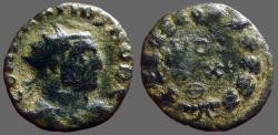 Ancient Coins - Maximainus AE18 Antoninianus  VOT/XX/Θ in wreath.  Rome