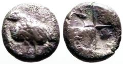 Ancient Coins - Thraco Macedonian Region or Troas, Kebren AR9 Obol