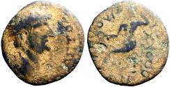 Ancient Coins - Claudius AE18 Phrygia, Philomelium. Zeus