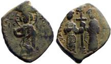 Ancient Coins - Constantine X and Eudocia AE27 Follis
