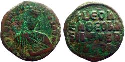 Ancient Coins - Leo VI The Wise AE26 Follis Constantinople