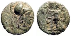Ancient Coins - Pamphylia. Side AE13 Athena / Nike