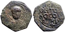 Ancient Coins - Crusader States, Principality of Antioch. Tancred. Regent AE23.5 Follis