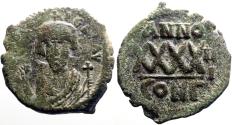 Ancient Coins - Phocas AE28 Follis Constantinople. XXXX